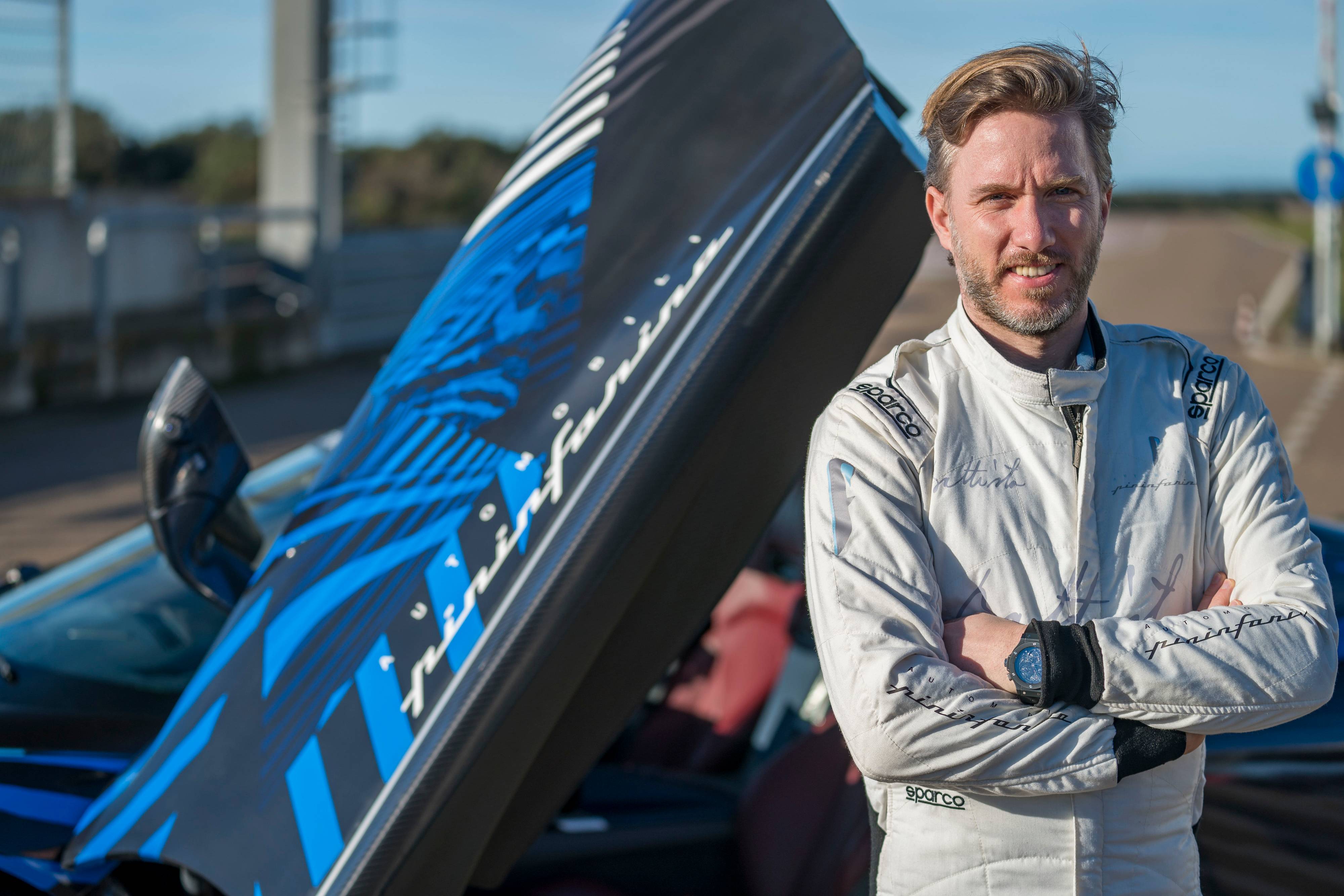 Nick Heidfeld tests Battista prototype in Nardo